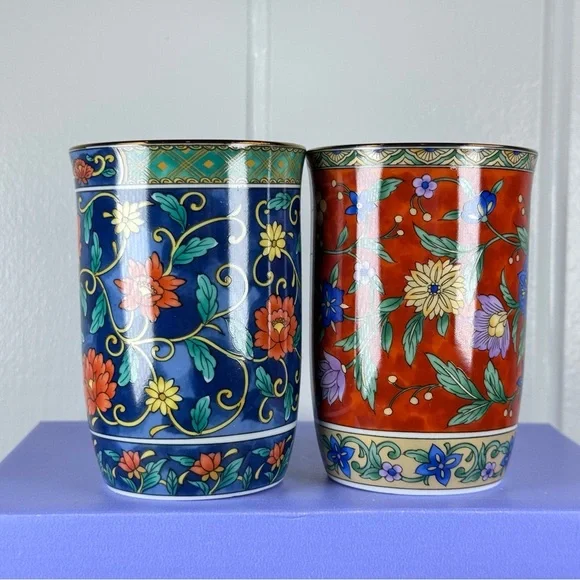 NEW G.E Original Floral Mug Set